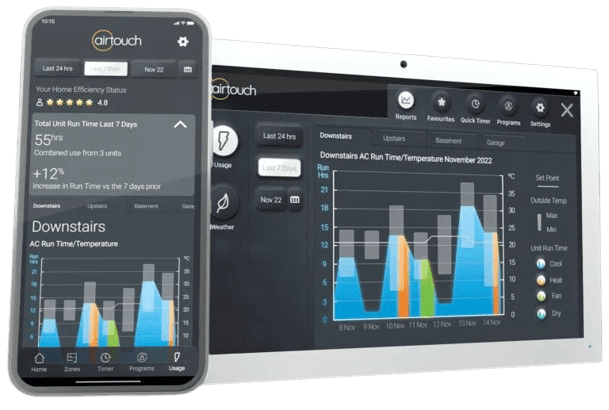 AirTouch5 Multiple Screens